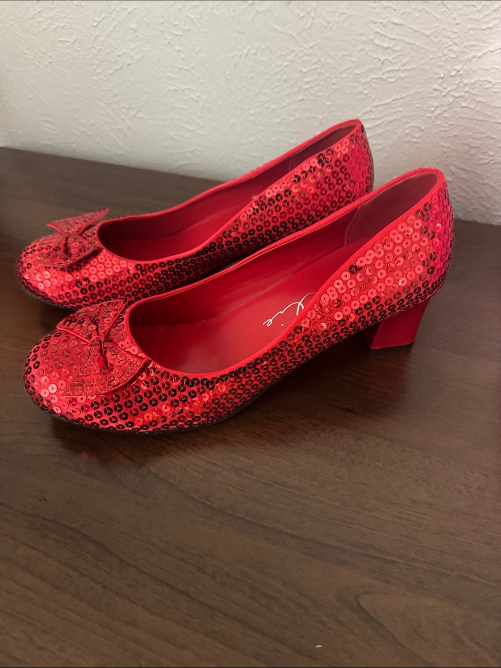 Wizard of Oz Ruby Red Sequin Slippers - Women